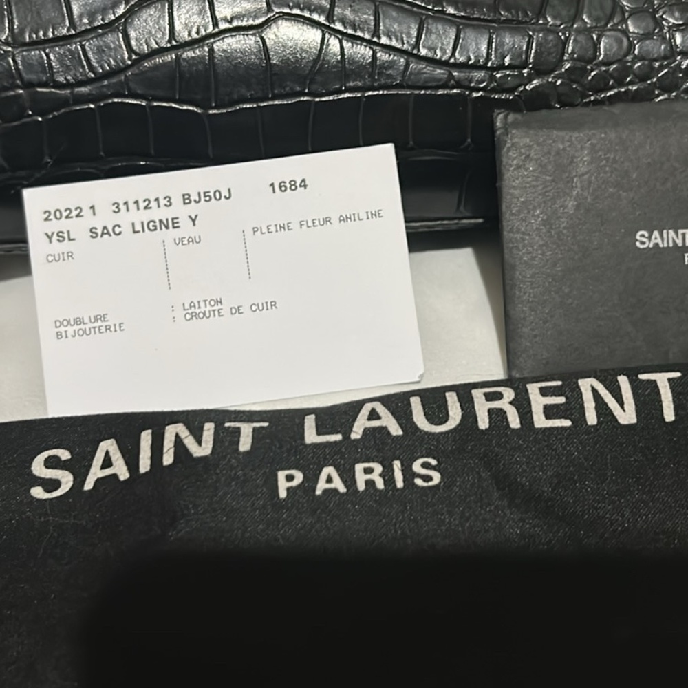 YSL Embossed Handbag - Picture 3 of 7